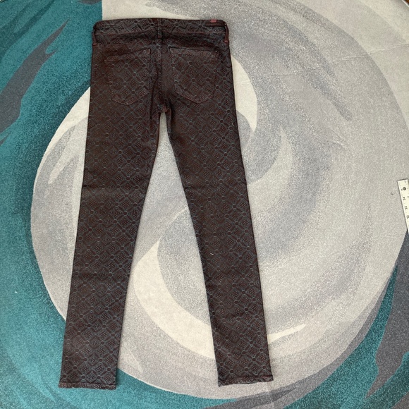 Citizens of Humanity Coated Geometric in Lhasa Red Racer Skinny Jeans 28 - Picture 3 of 9